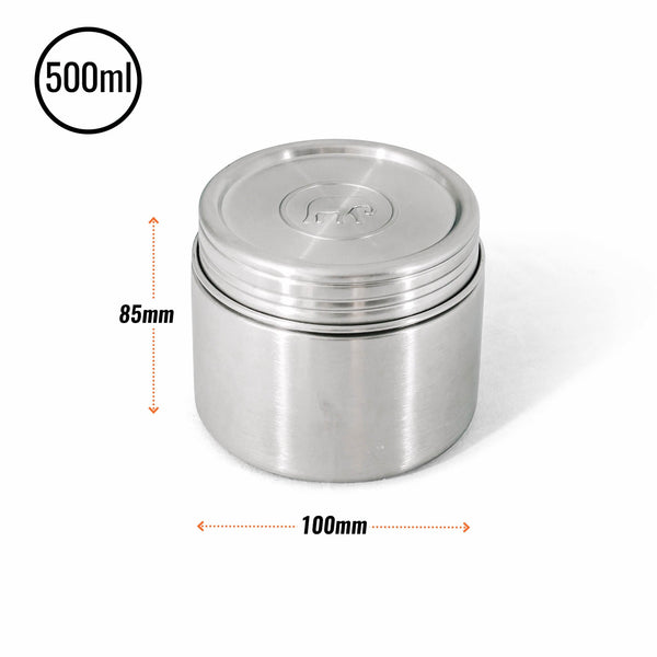 Elephant Box Stainless Steel Large Twist & Lock Canister