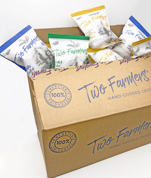Two Farmers Plastic Free Crisps x24 40g Bags - Mixed Selection Box