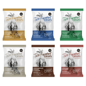 Two Farmers Plastic Free Crisps x24 40g Bags - Mixed Selection Box - Plastic Freedom