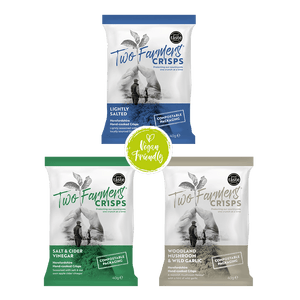 Two Farmers Plastic Free Crisps x24 40g Bags - Vegan Multi Pack - Plastic Freedom
