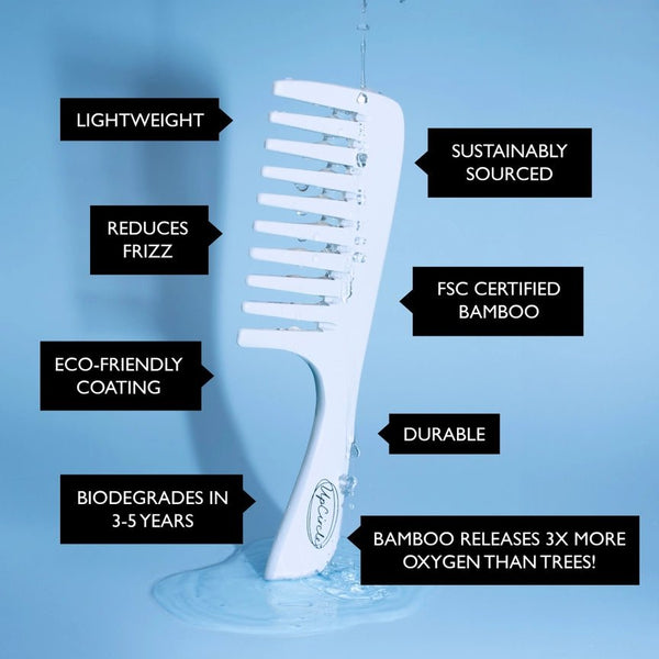 Upcircle Bamboo Eco Hair Comb - Plastic Freedom