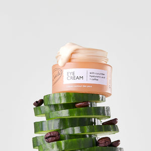 UpCircle Eye Cream with Hyaluronic Acid + Coffee - Plastic Freedom