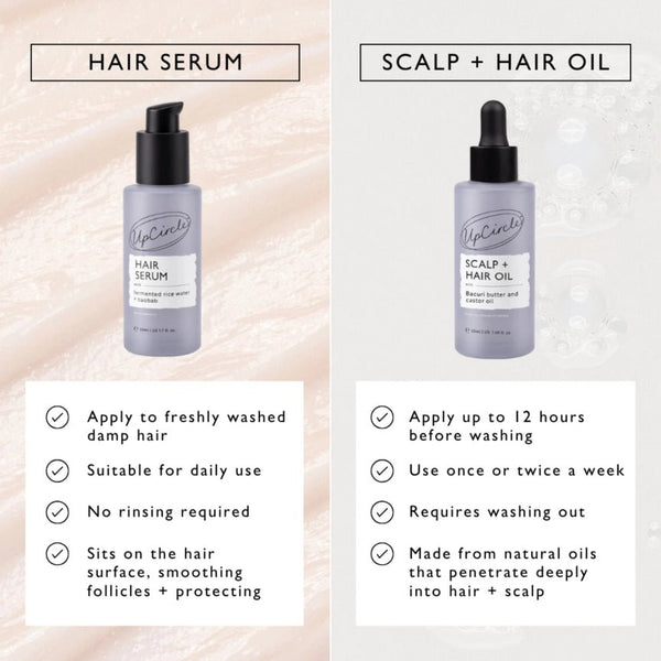 Upcircle Fermented Rice Water & Heat Protection Hair Serum - Plastic Freedom