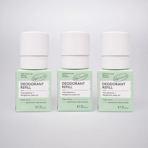 UpCircle Plastic Free Refillable Deodorant with Macadamia + Bergamot - Plastic Freedom