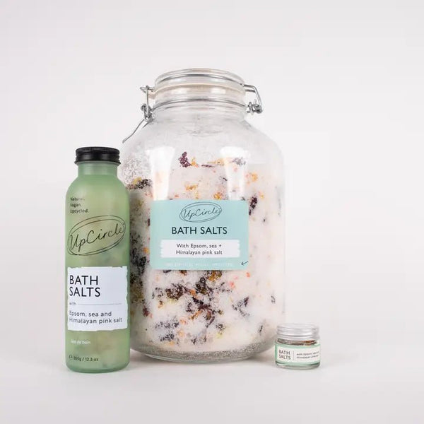UpCircle Upcycled Rose Petal Bath Salts - Plastic Freedom