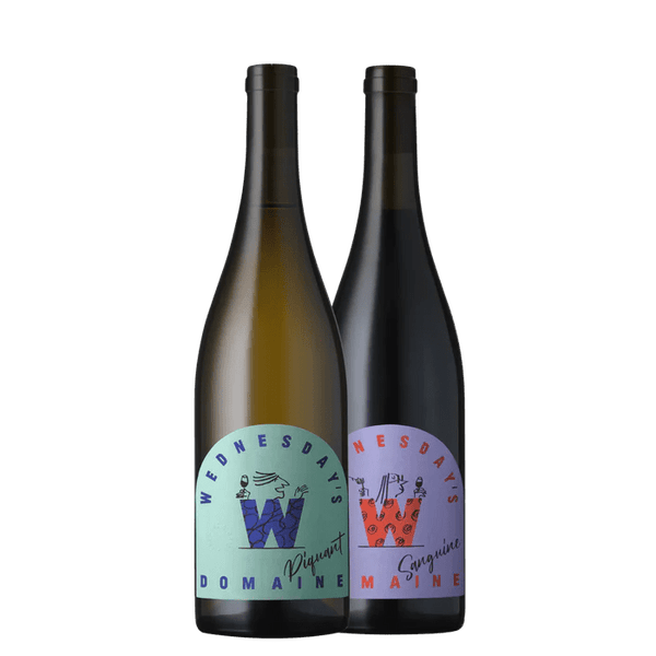Wednesday's Domaine 0% White & Red Wine Duo - Plastic Freedom