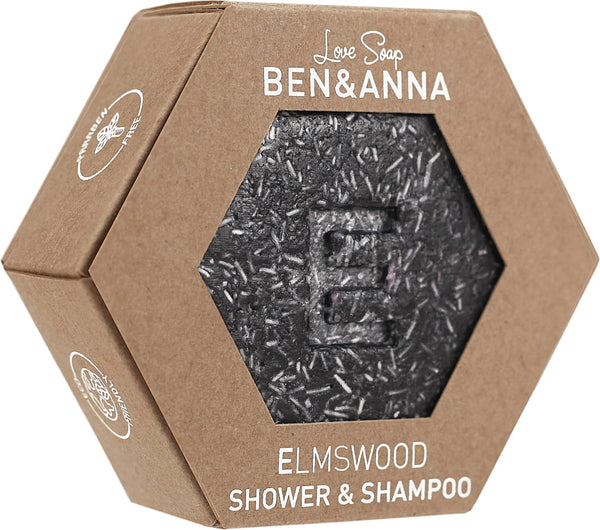 Ben & Anna Elmswood 2-in-1 Shampoo & Body Wash Bar - 60g