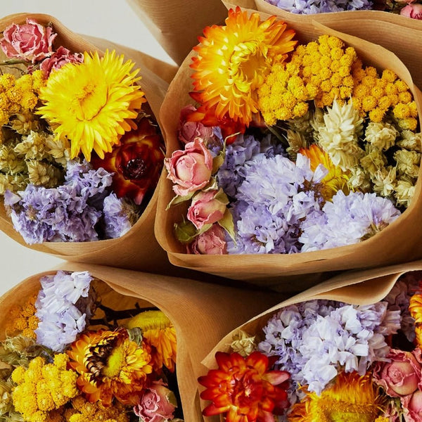 Wildflowers by Floriette Dried Flower Bouquet The Market Bunch - Plastic Freedom