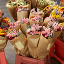 Wildflowers by Floriette Dried Flower Bouquet The Market Bunch - Plastic Freedom