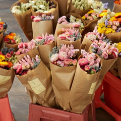 Wildflowers by Floriette Dried Flower Bouquet The Market Bunch - Plastic Freedom
