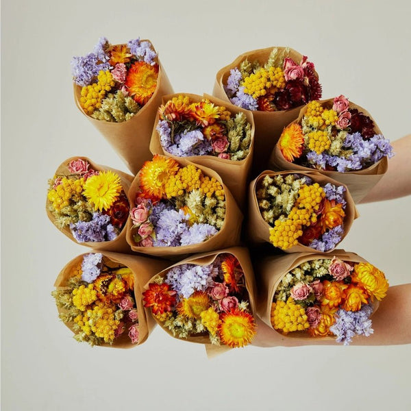 Wildflowers by Floriette Dried Flower Bouquet The Market Bunch - Plastic Freedom
