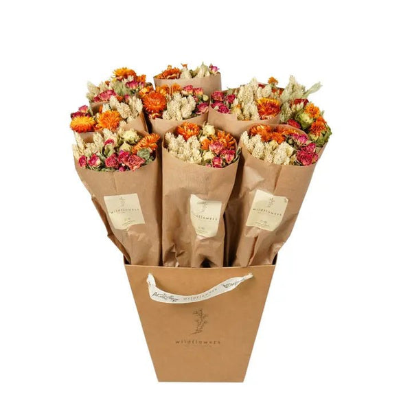 Wildflowers by Floriette Dried Flower Bouquet The Market Bunch - Plastic Freedom