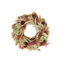 Wildflowers by Floriette Dried Flower Wreath - Rosewood - Plastic Freedom
