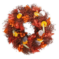 Wildflowers by Floriette Dried Flower Wreath - Terra - Plastic Freedom
