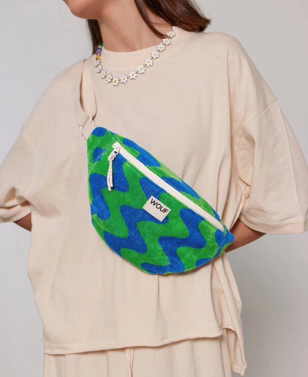 WOUF Organic Cotton Crossbody Bum Bag - Plastic Freedom