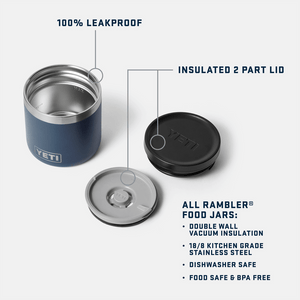 YETI RAMBLER® Insulated Food Jar - 8oz / 237ml - Plastic Freedom