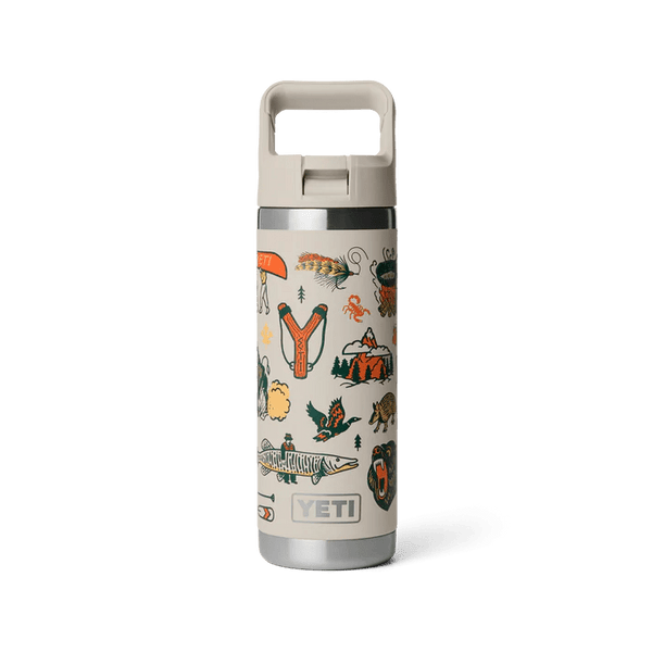 YETI RAMBLER® Straw Bottle Cape Summer Camp - 18oz / 532ml - Plastic Freedom