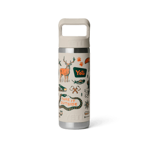 YETI RAMBLER® Straw Bottle Cape Summer Camp - 18oz / 532ml - Plastic Freedom