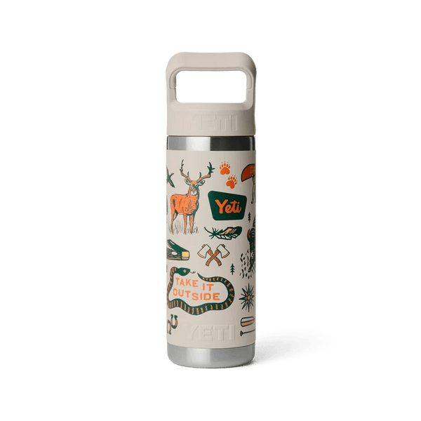YETI RAMBLER® Straw Bottle Cape Summer Camp - 18oz / 532ml - Plastic Freedom