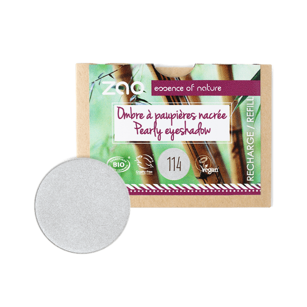 Zao Bright Pearly Eyeshadow - Refilll - Plastic Freedom