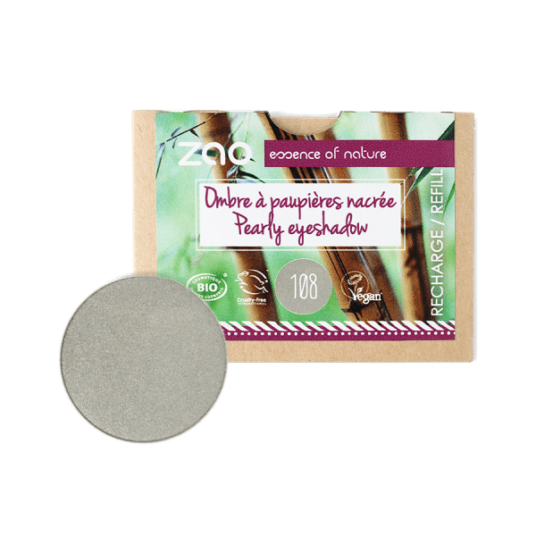 Zao Bright Pearly Eyeshadow - Refilll - Plastic Freedom