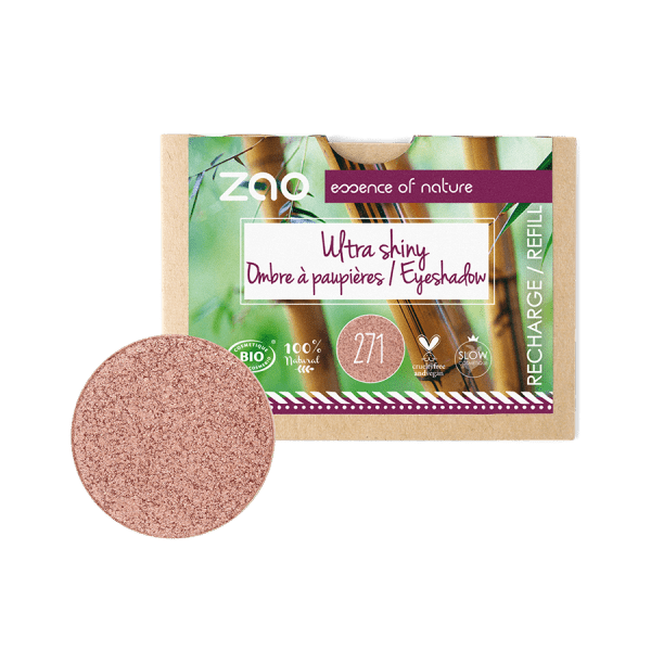 Zao Bright Pearly Eyeshadow - Refilll - Plastic Freedom