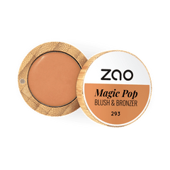 Zao Magic Pop Balm Blush & Bronzer LTD Edition - Amber Glow - Plastic Freedom