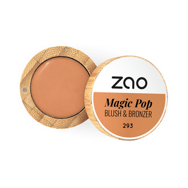 Zao Magic Pop Balm Blush & Bronzer LTD Edition - Amber Glow - Plastic Freedom