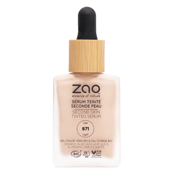 Zao Second Skin Tinted Serum - Plastic Freedom
