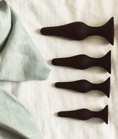 The Natural Love Company Hyssop Anal Butt Plugs - x4 Pack