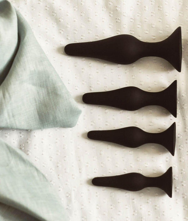 The Natural Love Company Hyssop Anal Butt Plugs - x4 Pack