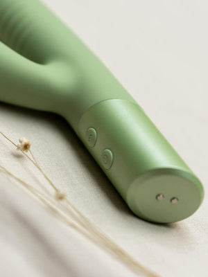 The Natural Love Company Yarrow Thrusting Rabbit Vibrator