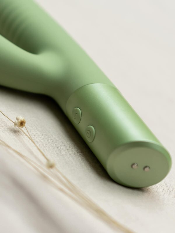 The Natural Love Company Yarrow Thrusting Rabbit Vibrator