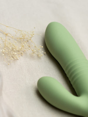 The Natural Love Company Yarrow Thrusting Rabbit Vibrator