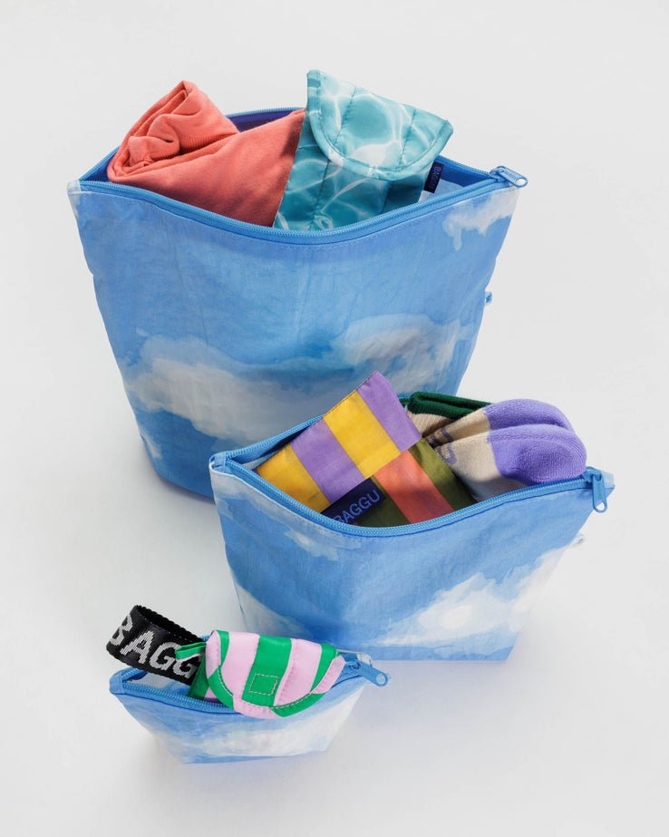 BAGGU Go Pouch Set - Recycled - Plastic Freedom