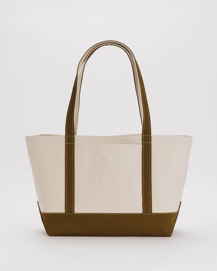 BAGGU Heavyweight Canvas Tote Bag Medium - Recycled Cotton Canvas - Plastic Freedom
