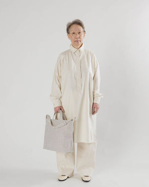 BAGGU Horizontal Zip Duck Bag - Recycled Cotton - Plastic Freedom