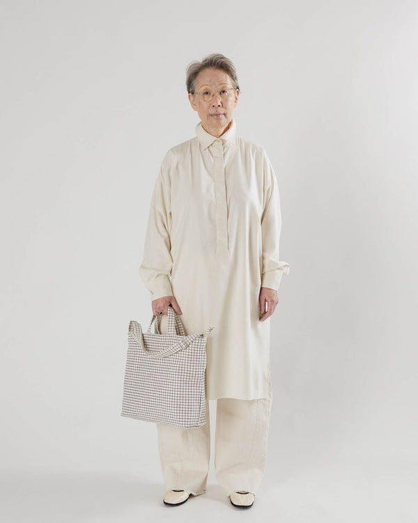 BAGGU Horizontal Zip Duck Bag - Recycled Cotton - Plastic Freedom
