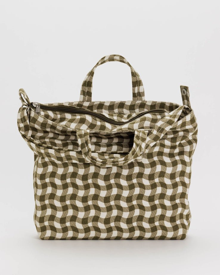 BAGGU Horizontal Zip Duck Bag - Recycled Cotton - Plastic Freedom