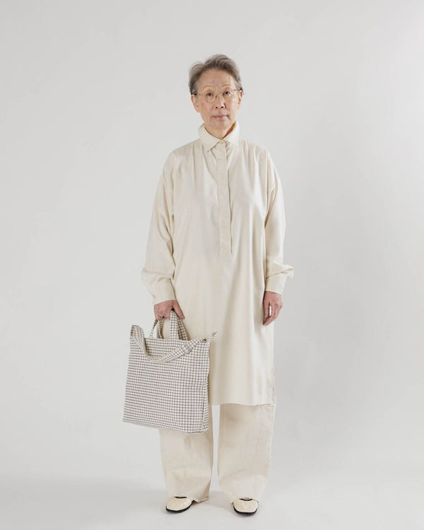 BAGGU Horizontal Zip Duck Bag - Recycled Cotton - Plastic Freedom