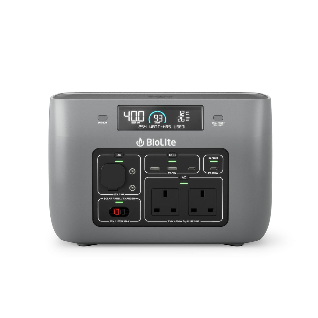 Biolite Rechargeable Power Station - BaseCharge 600 - Plastic Freedom