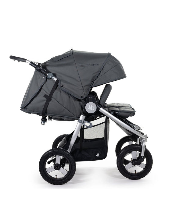 Bumbleride Indie Twin Everyday Double Stroller - Dawn Grey - Plastic Freedom
