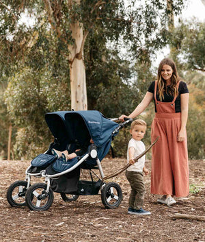 Bumbleride Indie Twin Everyday Double Stroller - Dawn Grey - Plastic Freedom