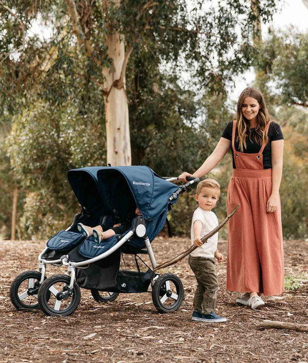 Bumbleride Indie Twin Everyday Double Stroller - Dawn Grey - Plastic Freedom