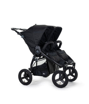 Bumbleride Indie Twin Everyday Double Stroller - Matte Black - Plastic Freedom