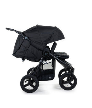 Bumbleride Indie Twin Everyday Double Stroller - Matte Black - Plastic Freedom