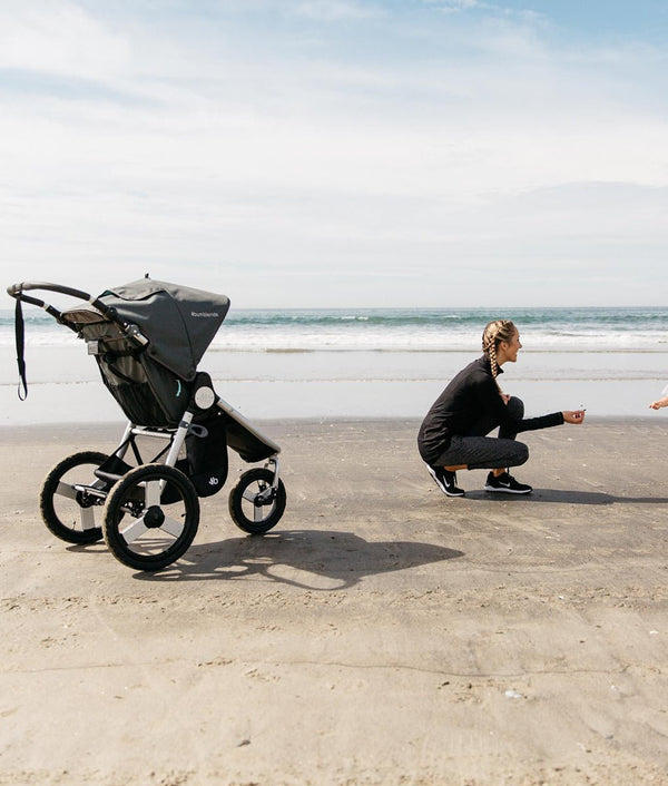 Bumbleride Speed Stroller - Dawn Grey - Plastic Freedom