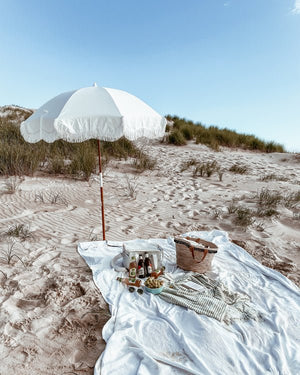 Business & Pleasure Holiday Beach Umbrella - Plastic Freedom