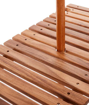 Business & Pleasure Picnic Table - Solid Teak - Plastic Freedom