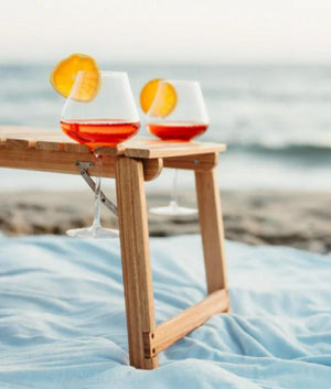 Business & Pleasure Picnic Table - Solid Teak - Plastic Freedom